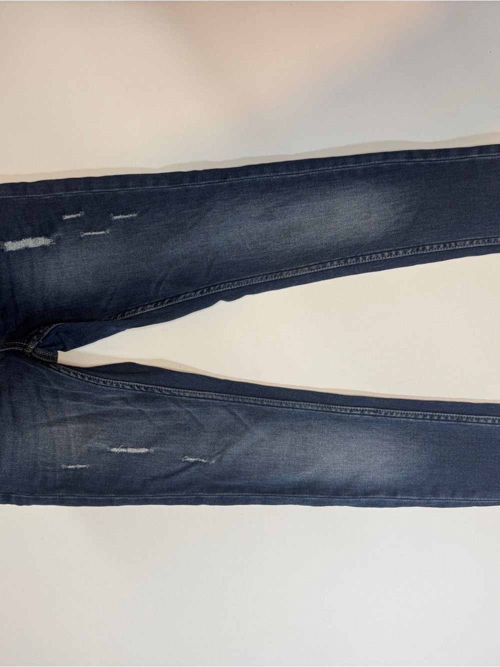 Garcia‎ Women’s Dark Blue Distressed Skinny Jeans
